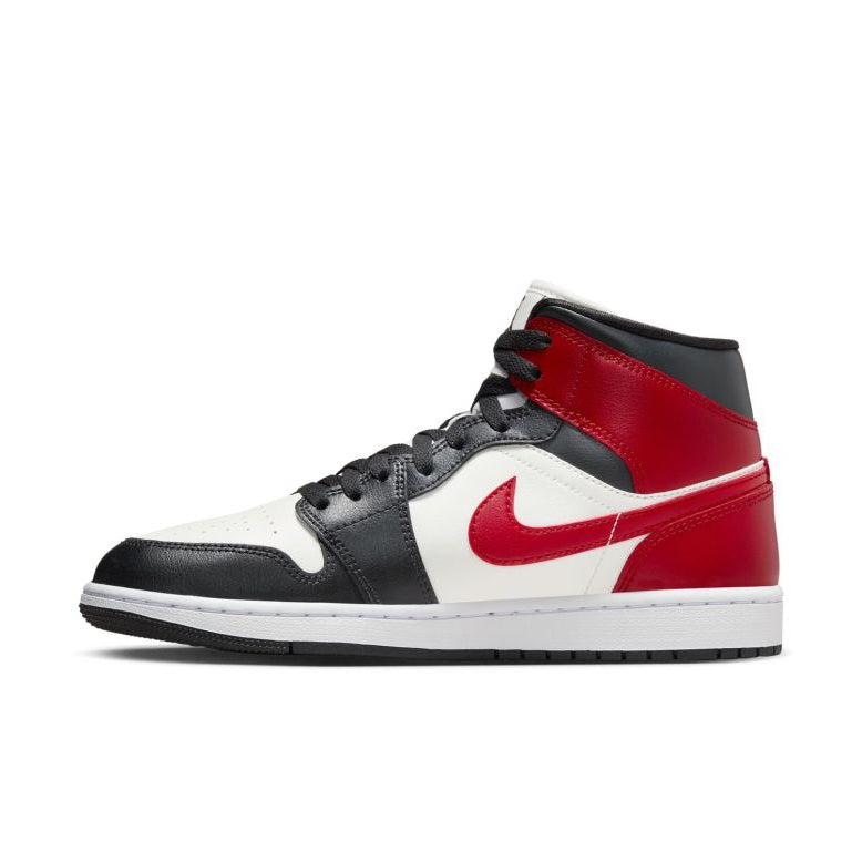 WMNS AIR JORDAN 1 MID SAIL GYM RED
